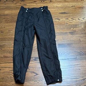Women's Black Ski Cargo Pants size L